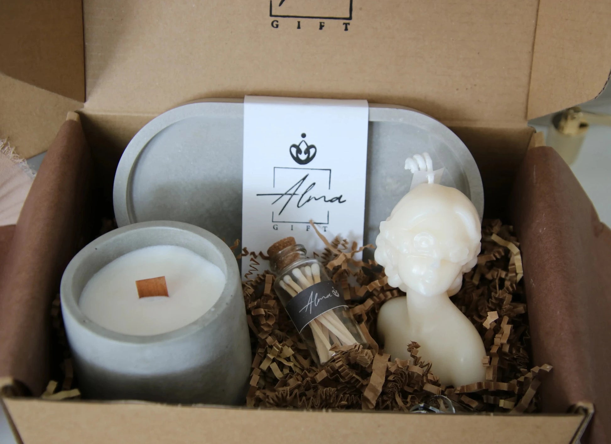 Blindfold Girl Gift Box Front