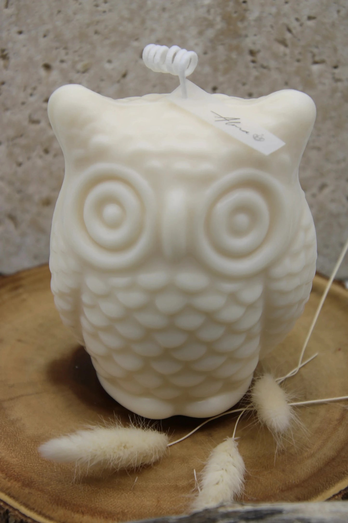 Owl Cris Candle Up