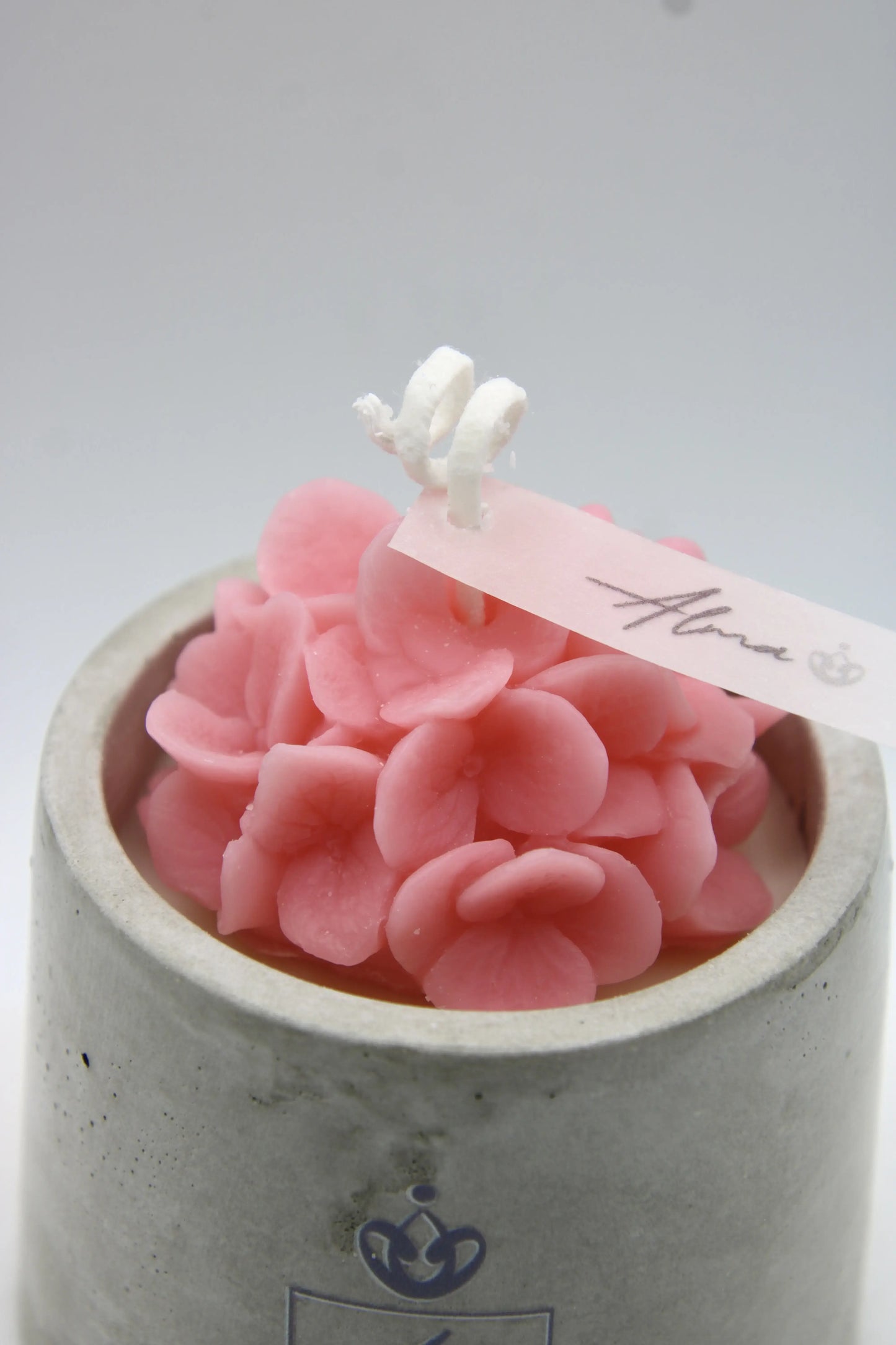 Pink Bouquet Decorative Candle – Love Spell Scent – Floral Home Decor Miami Close