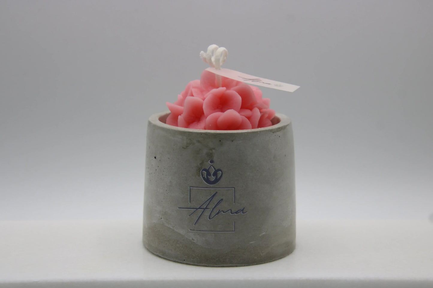 Pink Bouquet Decorative Candle – Love Spell Scent – Floral Home Decor Miami Main