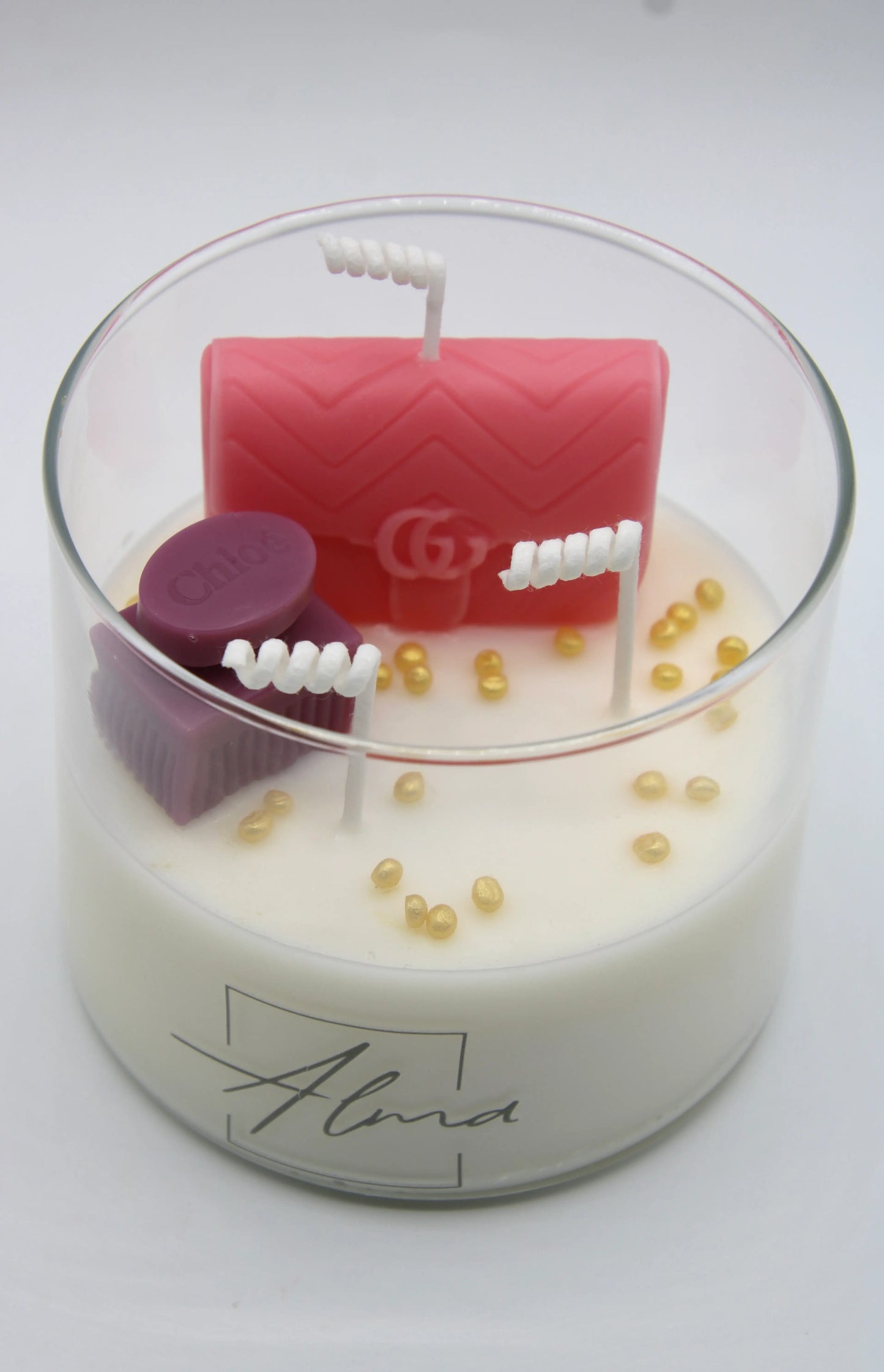 decorative candle with forever grateful for you mom message gift idea