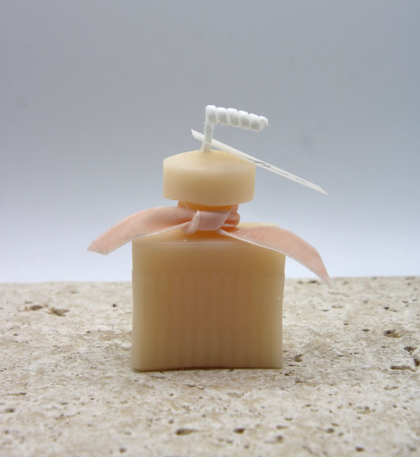 mini perfume bottle candle decorative handmade gift small elegant home decor