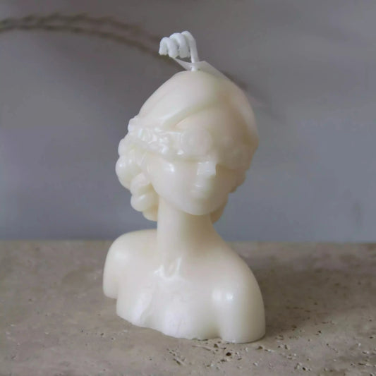 Blindfold Girl Candle