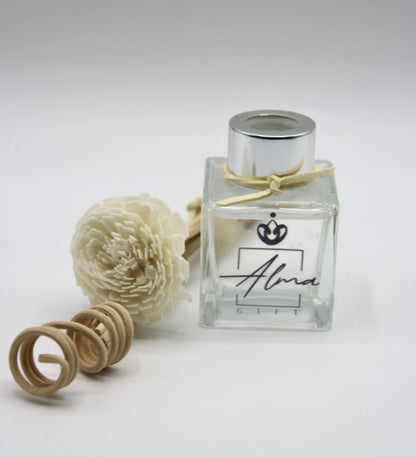 Flower Reed Diffuser – Love Spell Scent – Decorative Fragrance Sticks for Home
