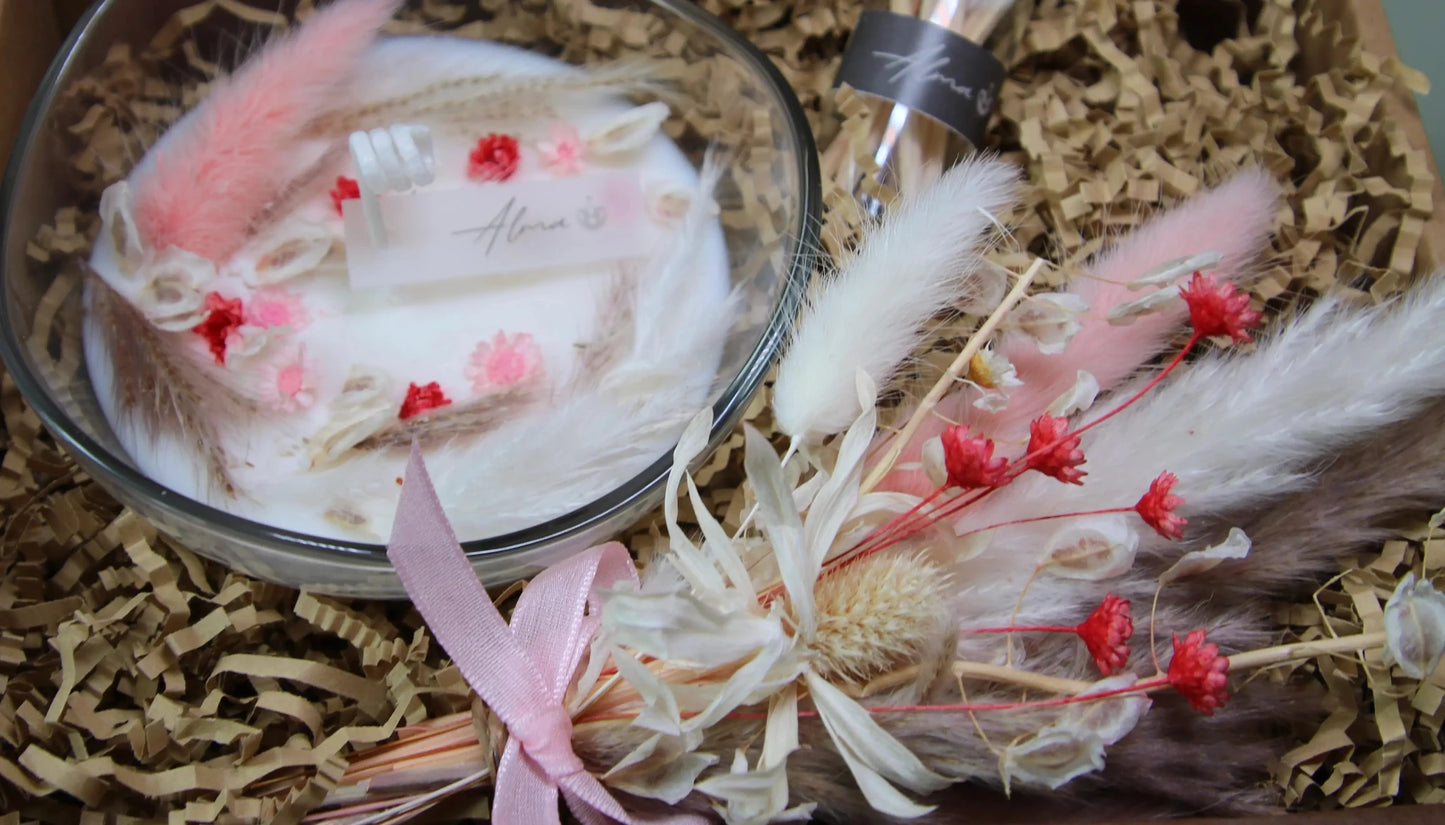  Natural Dry Flowers Bouquet Close 2