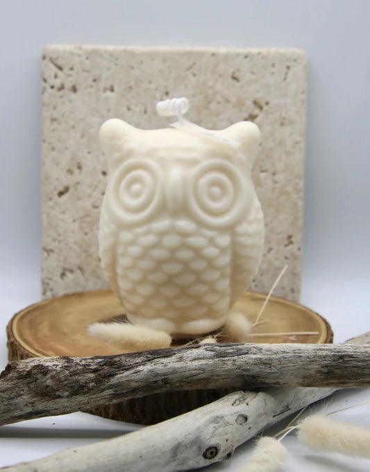 Owl Cris Candle Front