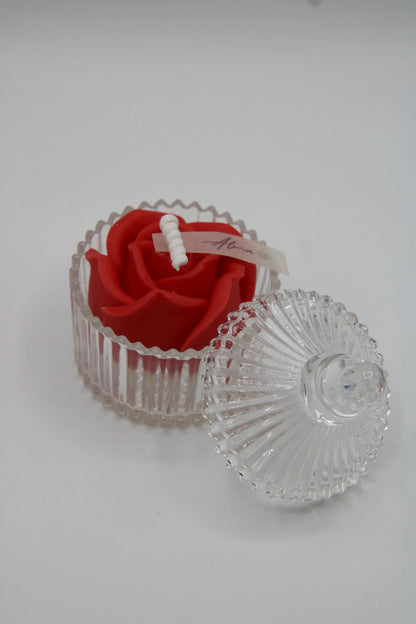 Rose Votive Red