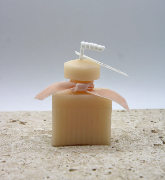 mini perfume bottle candle decorative handmade gift small elegant home decor