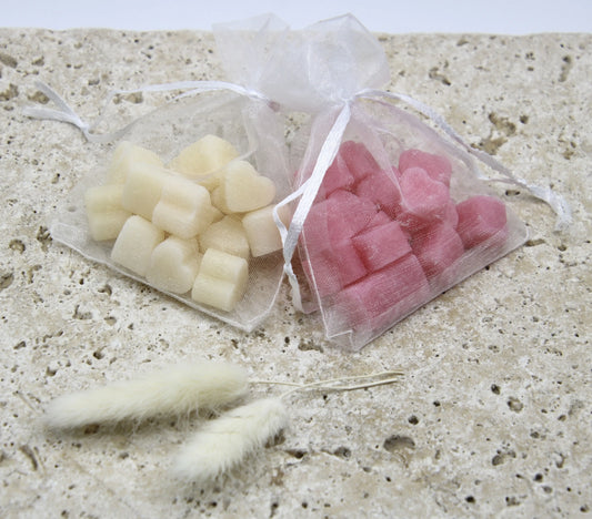 mini heart candle ivory pink decorative soy wax candle small gift favor romantic candle