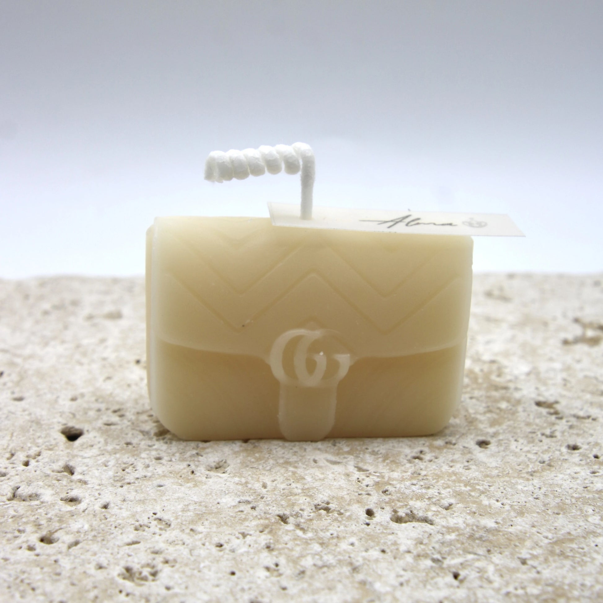 mini purse g candle ivory small decorative soy wax handbag candle souvenir gift