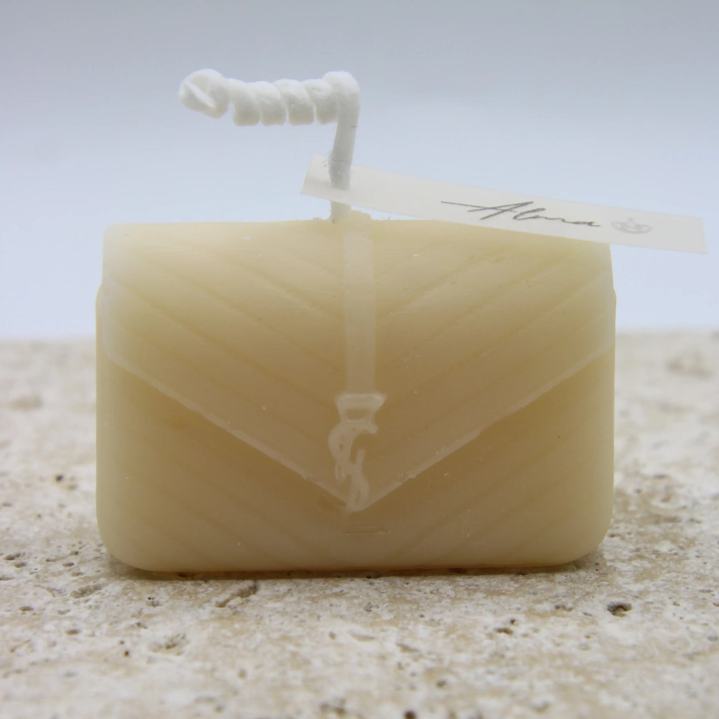 mini purse sl candle ivory decorative soy wax handbag candle small souvenir favor